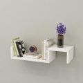 S-Shaped Wall mounted Floating shelf for Books and Decoration pieces, Home decore. 
