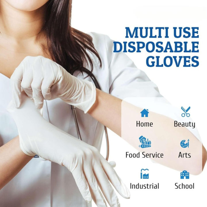 10-100PCS%20White%20Nitrile%20Disposable%20Gloves,Latex%20Free,Powder,Household%20Gloves%20for%20Cooking%20Food%20Safe%20Cleaning%20Work%20Glove%20-%20Image%207