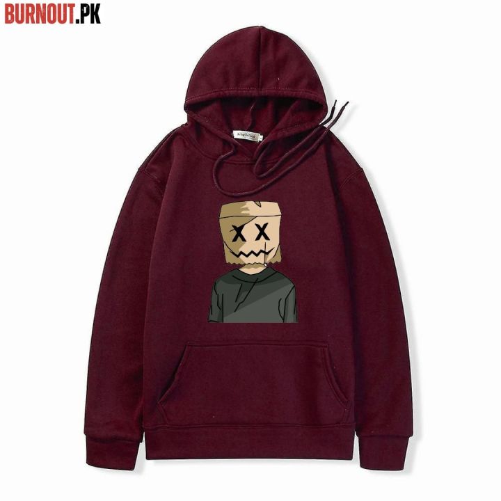 NEW TRENDY PREMIUM QUALITY WINTER COLLCETION PRINTED PULLOVER HOODIES FOR MENS