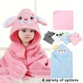 Children's Coral Fleece Bath Towel, Multi-Purpose Large Bath Towel, Newborn Baby Wrap, Beach Towel, Baby Hooded Bath Towel, Bath Towel for Older Children, Swimming, Soft Quick-Drying Towel, Suitable for Both Boys and Girls.