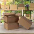 Mailing Shipping Boxes, 7.6x3.94x5.1inches, Brown Corrugated Cardboard Mailer Box With Lids, Single Wall, 32Lb/sq inch,. 
