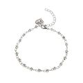 Heart & Flowers Anklet Foot Chain Boho Beach Beads Aolly Plum Blossom Anklets for Women Girl.