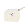Women's Small Matcha Green Makeup Bag Portable Coin Purse Commuter Lipstick Headphones Storage Bag Double Canvas Chain Key Case. 