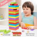 2Set Building A Tower and Drawing Blocks on A Chessboard Game Children's Solid Block Puzzle Parent-child Interactive Board Game. 