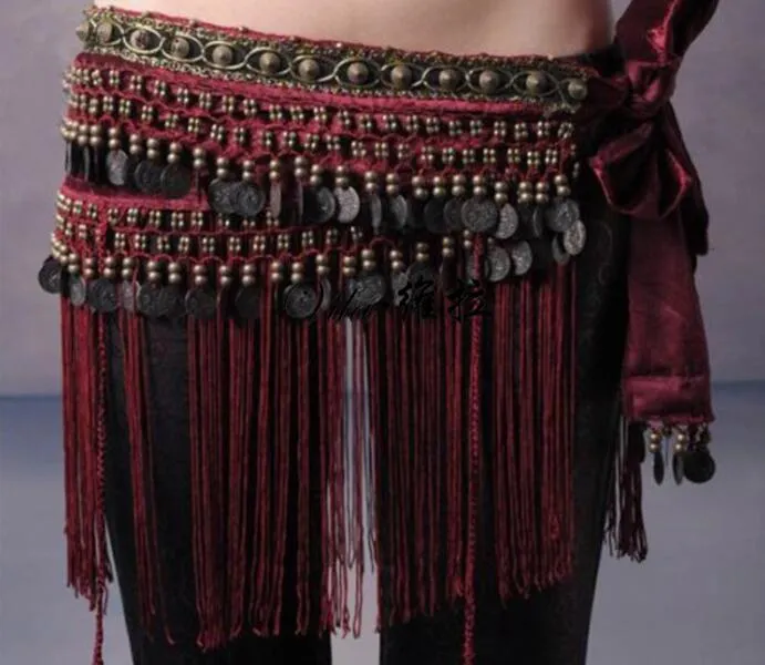 US%20New%20Belly%20Dance%20Hip%20Scarf%20Coin%20Belt%20Tribal%20Costume%20Fringe%20Tassel%20Belt%20Copper%20Belly%20Dancing%20Waist%20Tribal%20Design%20Conins%20Belt%20-%20Image%208