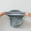 5 Pairs of MEN'S Invisible Socks and Slippers Boat Socks, Cotton Silicone Anti Slip Summer Solid Color MEN'S Ankle Socks. 