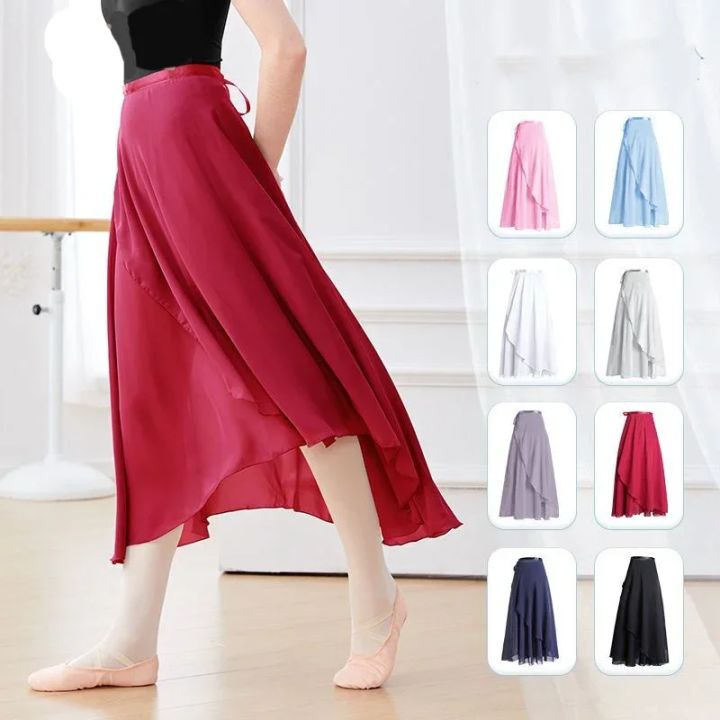 Chiffon%20Ballet%20Tutu%20Dance%20Skirt%20Dance%20Skate%20Wrap%20Scarf%20Ballerina%20Lyrical%20Long%20Ballet%20Skirt%20Gymnastics%20Ballet%20Dance%20Dress%20Women%20-%20Image%202