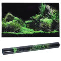 Aquarium Fish Tank Seafloor Water Grass Background Decoration Painting PVC Sticker Aquarium Background Sticker.