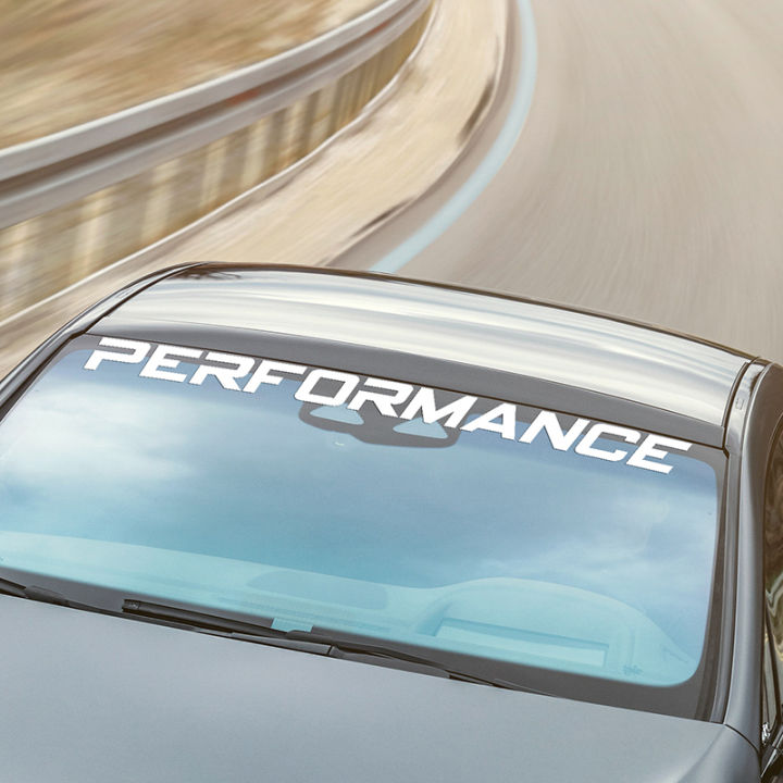 Car Front Windshield Sticker Graphics Performance Windscreen Decor Decal Vinyl