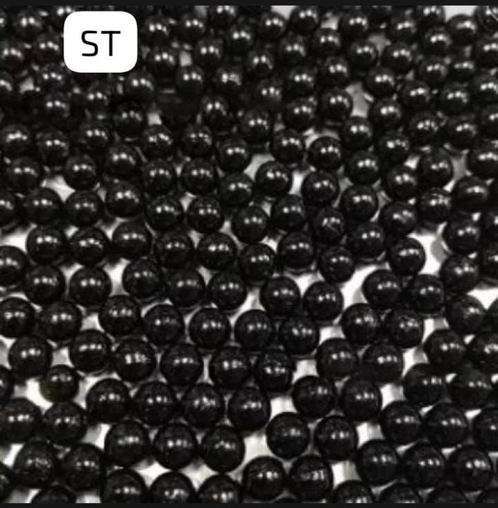Black Pearls Big size Moti for jewelry making 80 beads