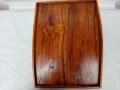 wooden tray. 