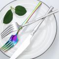20/30/40Pcs Rose Gold Dinnerware Set Stainless Steel Cutlery Set Knife Fork Spoon Dinner Tableware Kitchen Flatware Table Set.