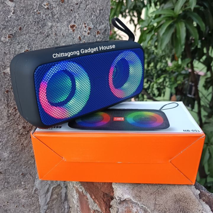 NB-051%20Bluetooth,%20USB,%20TF%20Card%20&%20FM%20Radio%20Supported%20Deep%20Bass%20RGB%20Colorful%20Lighting%20Wireless%20Speaker%20-%20Image%202