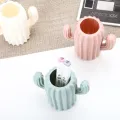 Pen Holder Creative Student Stationery Desktop Cactus Desk Multifunction Storage Box Pen Container Brush Pot Office Supplies. 