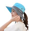 Women'S Summer Sun Hat with Large Brim Breathable and Foldable Sun Protection Fisherman'S Hat Beach Hat Outdoor Fishing Hat.