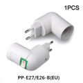 E27 Adapter Lamp Bulb Adapter 360 Degrees Adjustable Light Bases Holder Socket Converter Light Bulb Adapter EU US Plug 100-230V. 