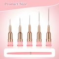 5pcs Nail Art Liner Brush Set UV Gel Nail Brushes Kits French Stripe Line Painting Drawing Flower Pen Professional Manicure Tool.