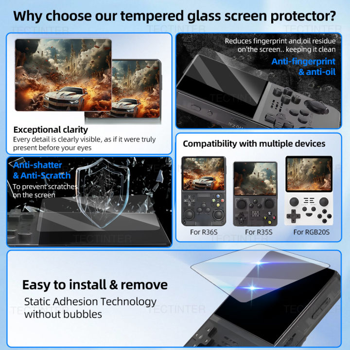 Screen%20Protector+Portable%20Carrying%20Case%20for%20R36S%20Handheld%20Console%20Storage%20Bag%20&%20Anti-Scratch%20Tempered%20Glass%20for%20R36S%20Accessories%20-%20Image%202
