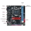 MOUGOL H81M Gaming Motherboard Dual Channel DDR3 M.2 NVME PCIEx16 HDMI VGA Interface LGA 1150 Supports Intel Core 4th Gen CPU. 