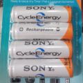 Cycle Energy 4600mAh (4pcs) Rechargeable Battery AA. 