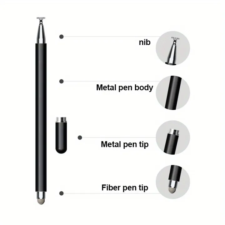 2pcs%20Capacitor%20pen%20For%20mobile%20phone%20Pad%20Magnetic%20pen%20cap%20dual%20purpose%20fiber%20cloth%20head%20touch%20capacitor%20pen%20For%20ipad%20pro%20air%20-%20Image%203