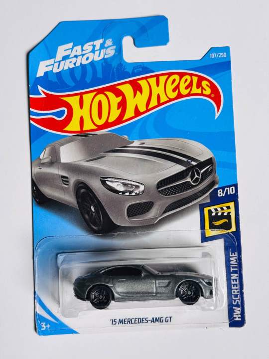 15%20MERCEDES-AMG%20GT%20HW%20SCREEN%20TIME%20107/250%20%20hot%20wheels%20die%20cast%20metal%20cars%201:64%20scale%20-%20Image%202