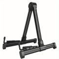 Adjustable Guitar Stand - Folding Free-Standing Holder for Acoustic, Electric, Bass, Guitar, Mandolin, Banjo, Ukulele & Violin. 