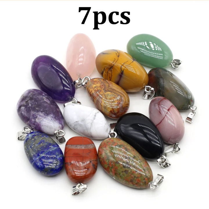 2/5/7pcs%20Natural%20Stone%20Crystals%20Pendant%20Amethyst%20Quartz%20Smooth%20Polished%20Gemstone%20Charms%20for%20Jewelry%20Making%20DIY%20Necklace%20Earrings%20-%20Image%207