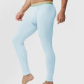 Men's long Johns single thin autumn/winter leggings thermal pants Men's line pants Trend underwear baby cotton pants.