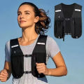 Running Vest for Women Men Adjustable Chest Strap Running Hydration Vest Lightweight Reflective Hydration Backpacks for Marathon. 