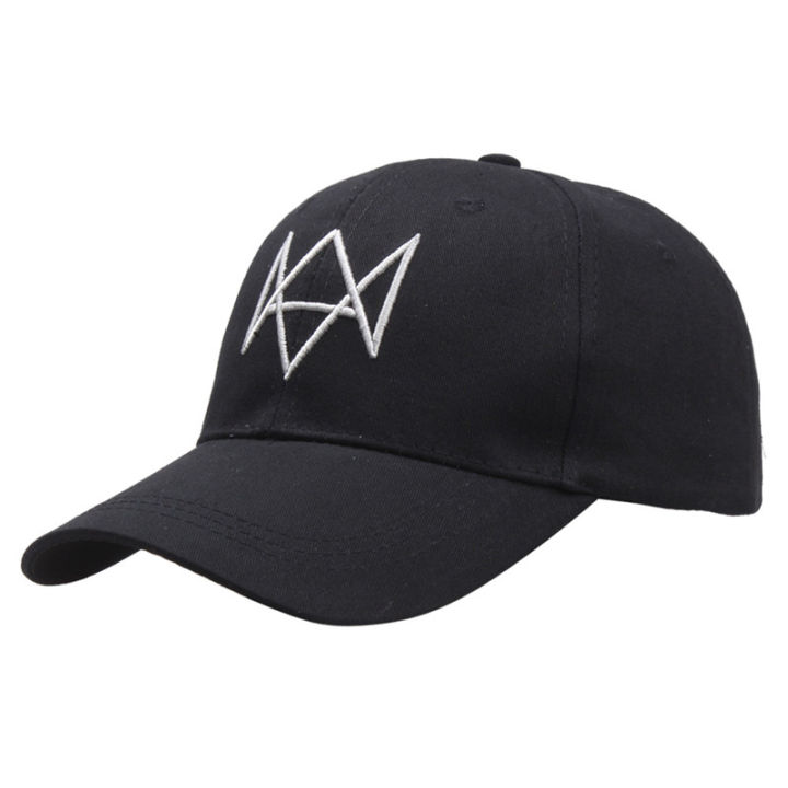 Game%20Watch%20Dog%20Baseball%20Cap%20Hip%20Hop%20Cap%20Cosplay%20Snapback%20Trucker%20Embroidery%20Sunscreen%20Hat%20Unisex%20Golf%20Cap%20-%20Image%202