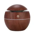 2024 New Woodgrain Vase Humidifier USB Car Office Home Color Night Light Super Silent Humidifier Holiday Gift for Friends. 