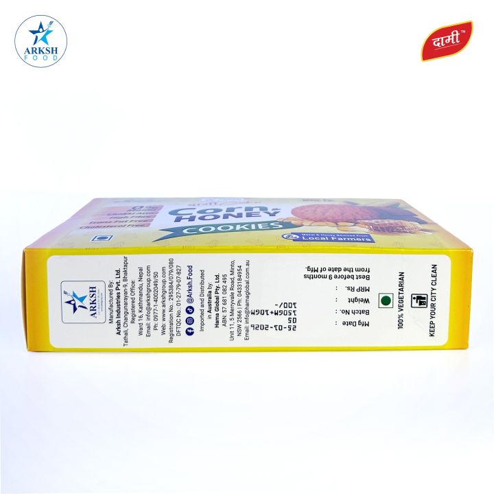 Arksh%20Food%20Dami%20Cookies%20Corn%20&%20Honey/%20Makai%20&%20Maha%20Family%20Pack%20-%20160gm%20-%20Image%204