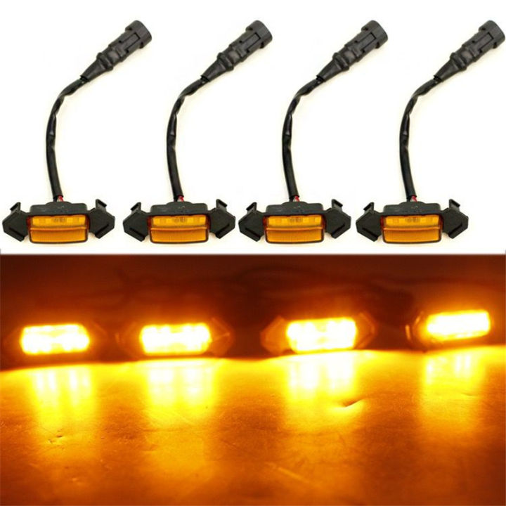 4pc%20Set%20Amber%20White%20Front%20Grille%20Lighting%20Kit%20For%202016-up%20Toyota%20Tacoma%20W/TRD%20for%20JEEP%20Wrangler%20JL%20-%20Image%203