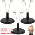 3/6Pcs Metal Bracket Stand Support For 15cm Dolls Furniture Prop Up Dolls Toy Stand Home Decor Display Dollhouse Accessories. 