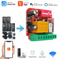 Universal WIFI Tuya Smart Garage Door receptor 2CH Gate Opener for 868MHz HS2 HS4 HSE2 HSE4 HSM2 HSM4 868 Blue Key. 