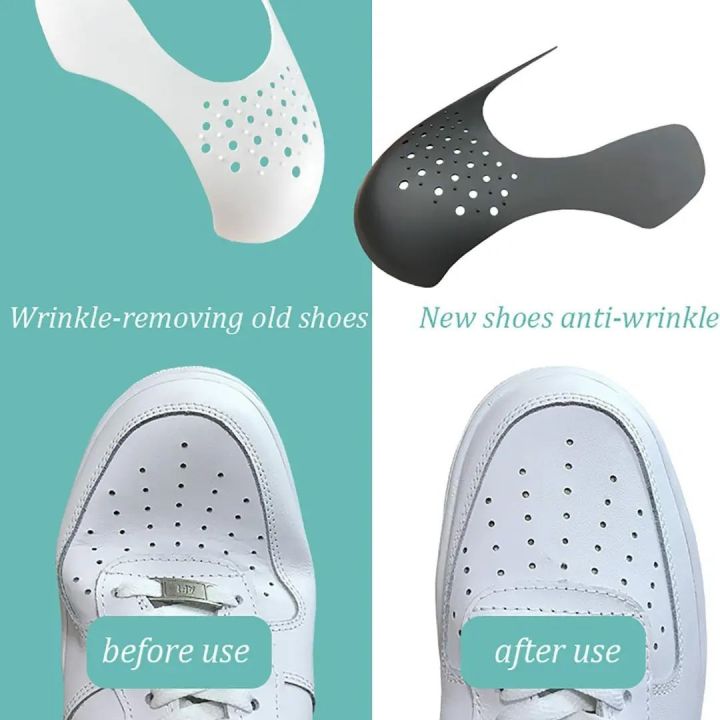 "Protect Your Shoes with Anti-Crease Shoe Guards: