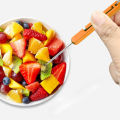 Portable Titanium Alloy All-in-one Tootick EDC Retractable High Strength Titanium Fruit Pick  Keychain Pendant Tooth Pick. 
