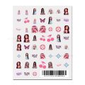 Cartoon Girl B-Bratz Stickers 1PCS New 3D Adhesive Nail Art Sticker Cartoon Nail Art Decal Sticker Nail Parts Manicure. 