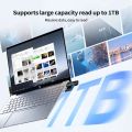 Lexar Micro SD Card Reader 2 in 1 Dual Card Slot USB3.2 Gen1 High Speed Read TF/SD Memory Card RW300U Cards Reader.