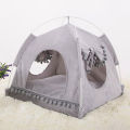 Cat Bed Foldable Cats Tent Dog House Bed Kitten Dog Basket Beds Cute Cat Houses Home Cushion Pet Kennel Products Sweet Princess. 