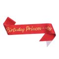 Glitter Birthday Princess Sash Birthday Sashes for Girls Women 16th 18th 21st 30th 40th Happy Birthday Party Decoration Supplies. 