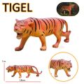 African Wild Animal Models Set of 5 + 2 Trees Wild Animal Models, Animal Toys, Strong and Durable Materials, Does Not Hurt Hands, Suitable for Children.. 