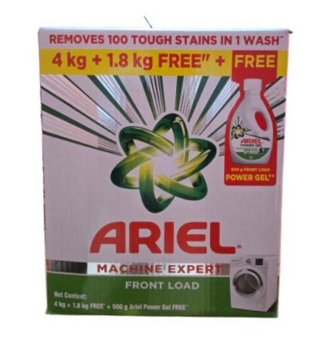 Ariel Matic Front Load Detergent Powder 4kg + 1.8kg Powder ( 500ml Matic Liquid Free )