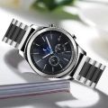 Stainless Steel band For Samsung Galaxy watch 6/5 pro/4/Classic 20mm 22mm metal link bracelet amazfit GTS-GTR-4-3-2e-mini strap. 