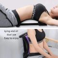 AOSRI Multi-Level Back Stretching Device, Curved Stretching 88 Massage Points Lying and Sitting Dual-Use 3-Level Adjustable Magnet Therapy Improve Hunchback Relieve Pain Black+Purple. 
