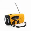 Portable Radio,Solar Powered AM/FM Radio with Built-in LED Torch -Ideal for Walking,Hiking,Camping and Home Office/Kitchen/Bedroom Use (Color : Green). 