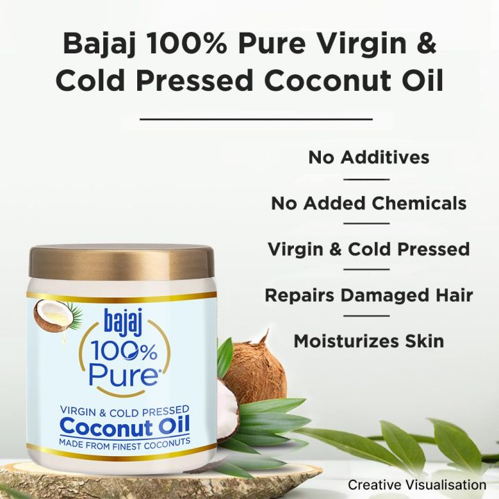 Bajaj%20100%25%20Pure%20Coconut%20Oil%20250ml%7C%20Virgin%20&%20Cold%20Pressed%20%7CRepairs%20Damaged%20Hair%20&%20Moisturizes%20Skin%20%7C%20Coconut%20Hair%20oil%20%7C%20Virgin%20Coconut%20Oil%20%7C%20Extra%20Virgin%20Coconut%20Oil%20-%20Image%207