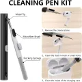 for AirPods 4 Case Cover (2024) with Cleaner Kit,Soft Silicone Protective Case for Apple AirPods 4th Generation Case for Women M. 