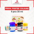Prima Poster Colours Poster Paints for kids 6 pcs 30ml. 